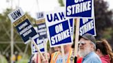 UAW workers walk off the job in Lansing while supporters come out for a rally in Detroit