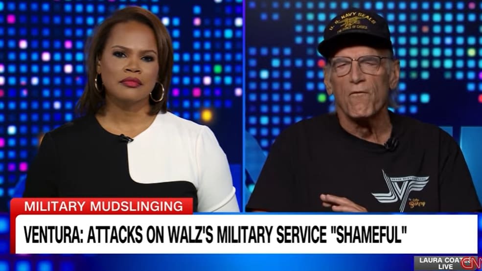 Jesse Ventura Scolds JD Vance Over Walz Military Comments