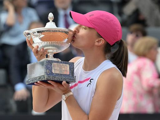 Swiatek ganó el Masters 1000 de Roma y llega de la mejor manera a Roland Garros