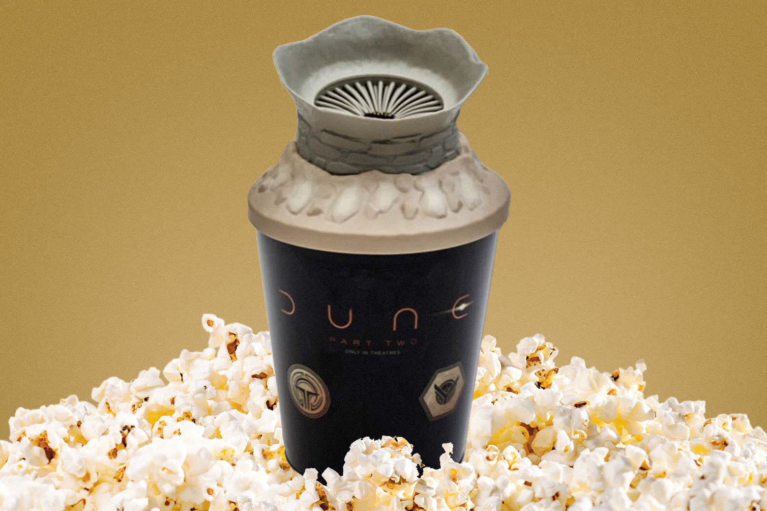 We Designed All Those Novelty Popcorn Buckets You’ve Been Shoving Your Hand Into. You’re Welcome.