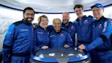 Blue Origin leva passageiros ao espaço, incluindo astronauta de mais de 90 anos