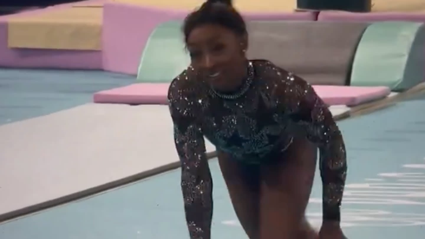 Simone Biles’s Funny Way of Dealing With Injury at Paris Games Was Loved by Fans