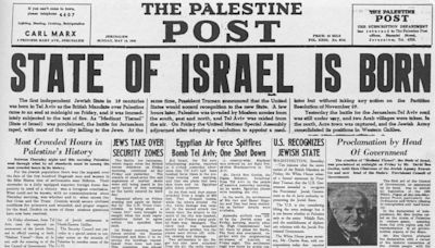 Today in History: May 14, state of Israel is proclaimed