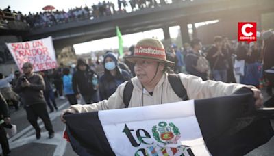 Delegaciones llegan a Lima y marchan contra presidenta Dina Boluarte (FOTOS)