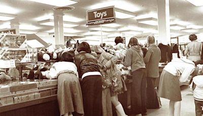 Nostalgic snap evoking fond childhood memories of toy shopping
