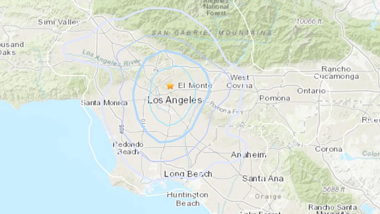 Earthquake strikes near Pasadena: USGS