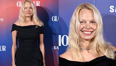 Pamela Anderson Favors Oscar de la Renta’s Little Black Dress at Glamour Women of the Year Awards 2024