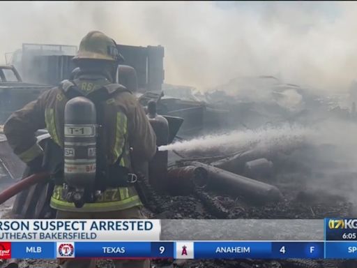 Arson suspect under arrest on suspicion of starting fire on S. Union Avenue