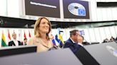 Roberta Metsola is re-elected president of the European Parliament