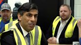 Moment Sunak met with laughter as he tells Burnley factory workers they are getting tax cut