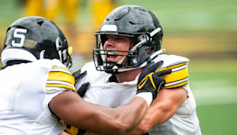 ‘We all aspire to be like those guys on the wall’: LB Jack Campbell motivated by Hawkeyes’ past