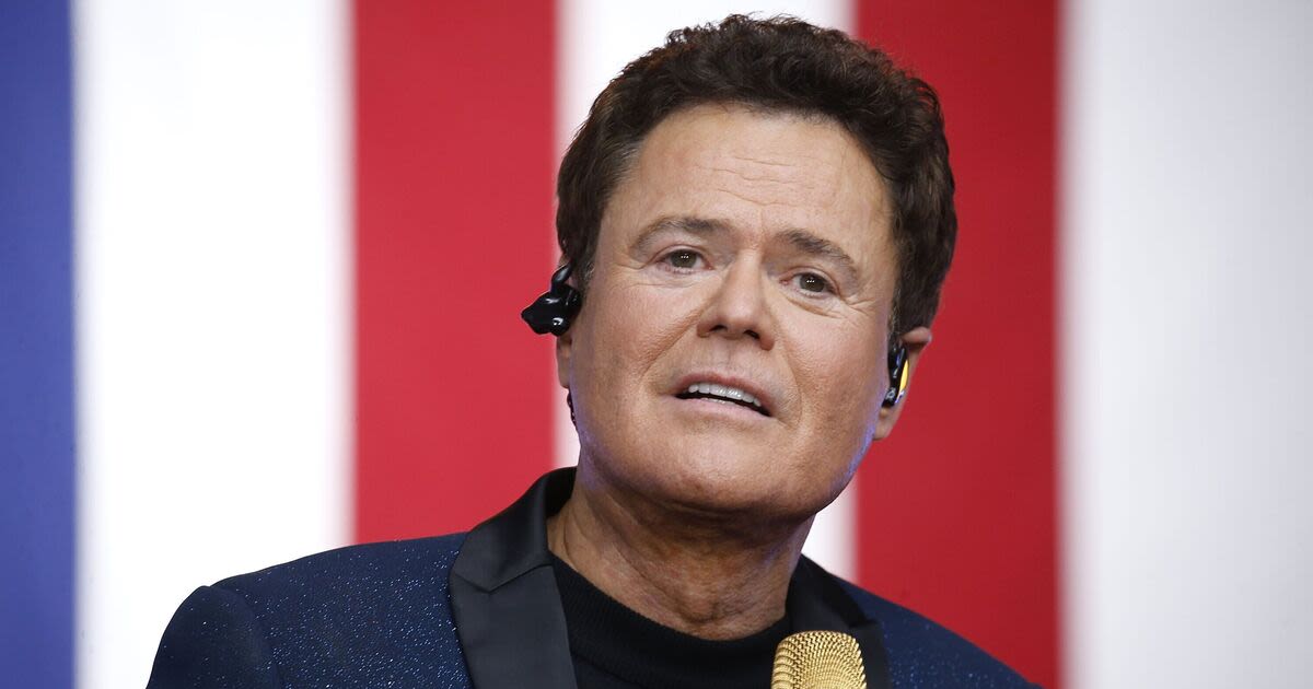 Donny Osmond shares heartbreaking struggle as singer cancels show