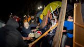 Manifestantes y detractores se enfrentan en campus universitarios de EEUU