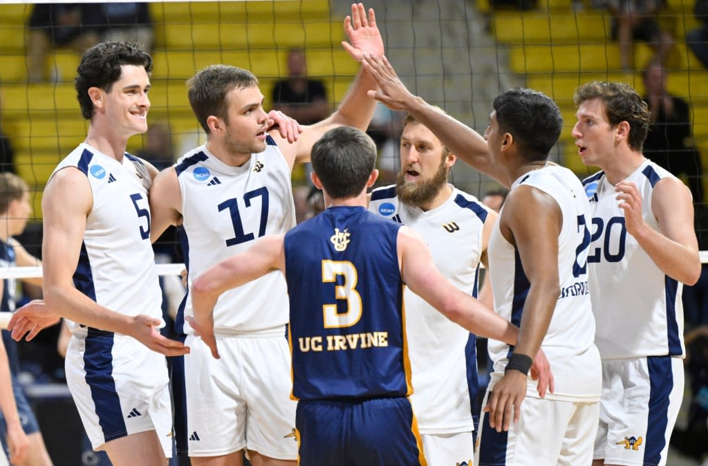 UC Irvine men’s volleyball sweeps Penn State to reach NCAA semifinals