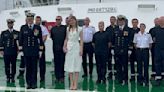 La princesa de Bélgica bautiza un barco construido en Vigo