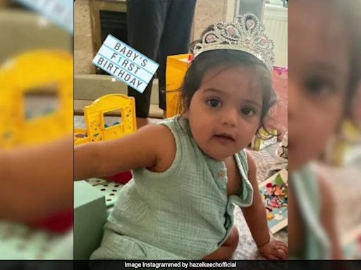 Hazel Keech And Yuvraj Singh Share Pics From Daughter Aura's 1st Birthday