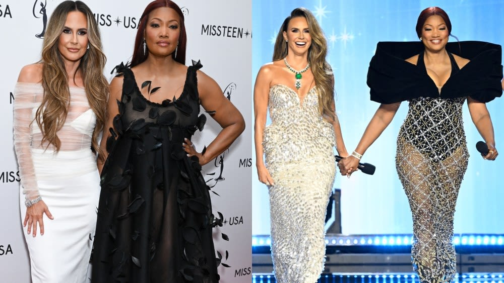 Miss USA 2024 Hosts Keltie Knight and Garcelle Beauvais Bring Sheer Dressing and Old Hollywood Glamour, Patrick Starrr Goes for Gold