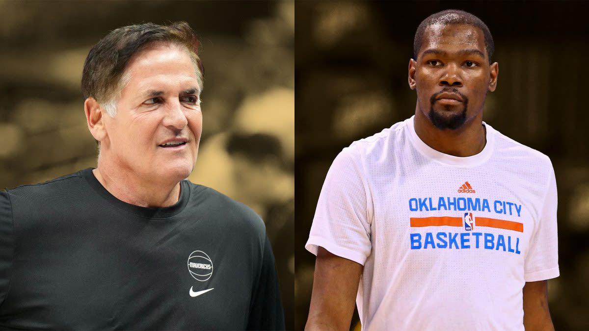 When Kevin Durant repeatedly called Mark Cuban 'an idiot' during 2016 presser