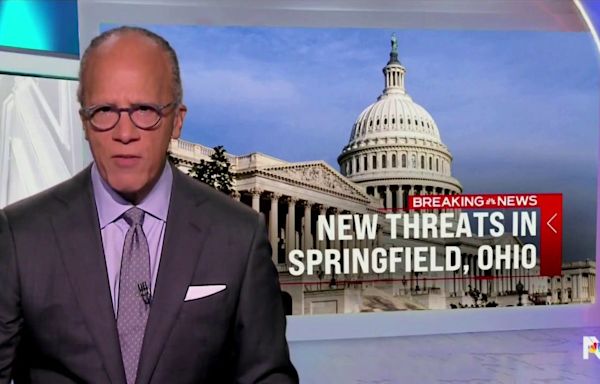 NBC's Lester Holt: Trump assassination attempt follows campaign's 'increasingly fierce rhetoric'