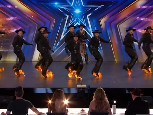 Un grupo argentino bailó malambo de fuego en America’s Got Talent y consiguió el pase a la semifinal