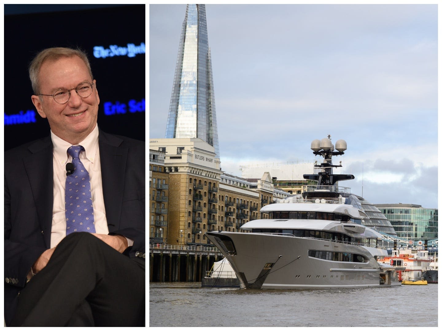 Eric Schmidt was supposed to buy a yacht once owned by a Russian oligarch. Here's the one he bought instead.