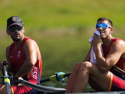 Rodrigo Conde y Aleix García, quintos en la final de doble scull