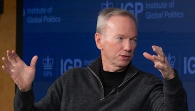 Ex-Google CEO says the US and China's most powerful AI systems may one day be stored in military bases and surrounded by machine guns