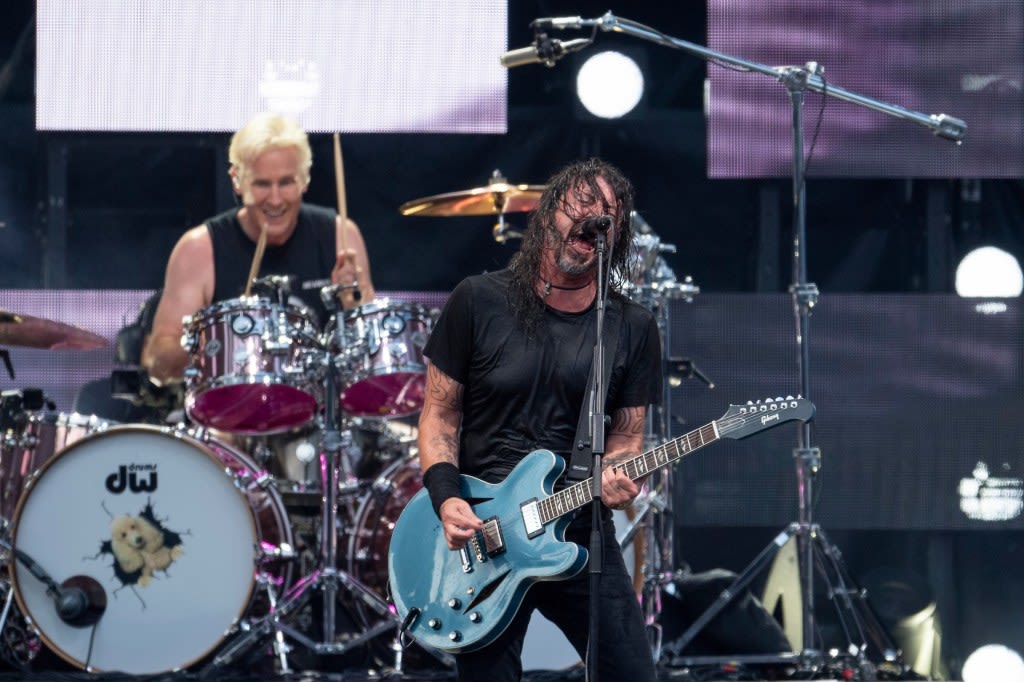 Foo Fighters on fire at Fenway