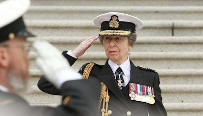 Princess Anne lays wreath at Battle of Atlantic ceremony at B.C. legislature