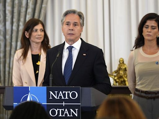 Blinken pledges to help women fighting in Ukraine as NATO summit kicks off in DC