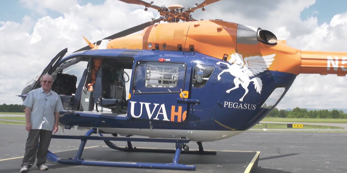 Longtime UVA Health helicopter pilot retires