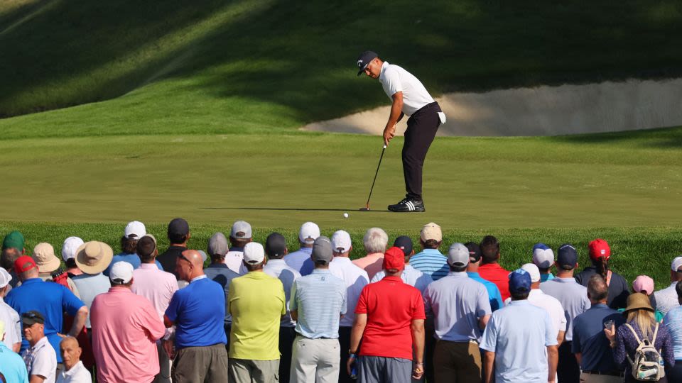 PGA Championship: Xander Schauffele ties major record again as Scottie Scheffler eagles first hole as a Dad
