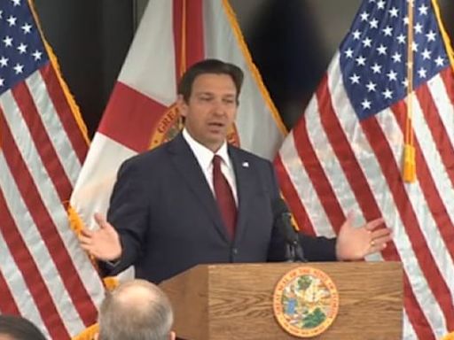 Gov. DeSantis holds news conference at University of Florida