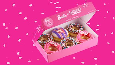 Krispy Kreme is celebrating Barbie’s 65th anniversary with bright-pink doughnuts