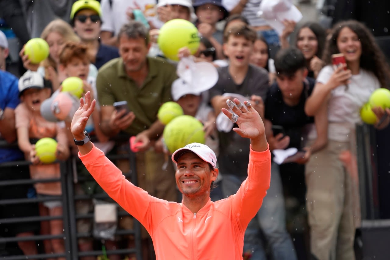 Rafael Nadal shows he’s not quite ready for retirement in a comeback win at the Italian Open