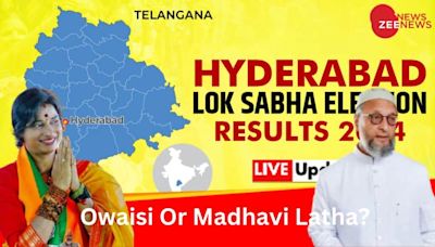 Hyderabad Lok Sabha Election Results 2024 Live Updates: Asaduddin Owaisi Set To Win Against Madhavi Latha