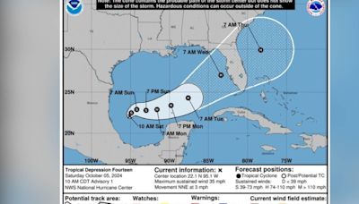 Una nueva depresión tropical se formó en el Golfo de México y amenaza con impactar Florida como huracán en los próximos días