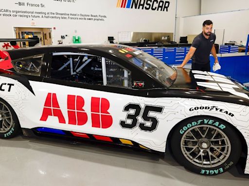 Green light: NASCAR unveils electric race car