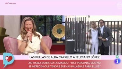 Anne Igartiburu defiende a Feliciano López frente a otro ataque de Alba Carrillo