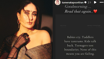 Birthday Girl And Mom Of Two, Kareena Kapoor Shares Inspirational Parenting Advice On Her Instagram