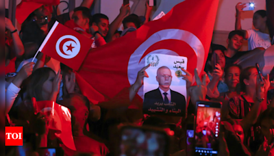 Tunisia's Kais Saied wins landslide reelection, entrenching his power in Arab Spring's birthplace - Times of India