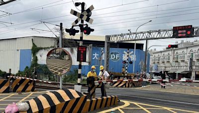 雲林斗六平交道火車擦撞腳踏車 婦人無生命跡象