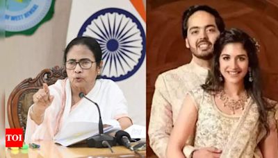 Mamata Banerjee likely to attend Mukesh Ambani's son's wedding reception in Mumbai | Kolkata News - Times of India