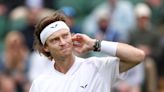 Andrey Rublev explains furious reaction after hitting himself with racquet seven times at Wimbledon