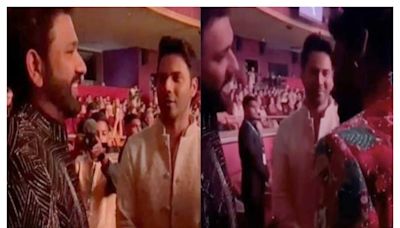 ... Cup-Winning Captain Rohit Sharma Attends Anant-Radhika...Sangeet, Check Out How Varun Dhawan, Atlee Congratulated The Indian...