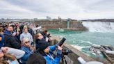 Night falls on Niagara as the heavens eclipse one of the world’s wonders