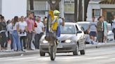 Atropellado un Policía Local en Jerez por un motorista que realizaba 'caballitos'