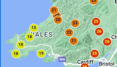 Wales basks in hottest day of the year