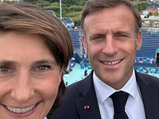 Juegos Olímpicos París 2024: el apasionado beso de Emmanuel Macron, presidente de Francia, y la ministra de Deporte