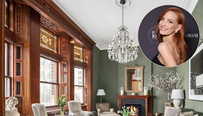 Jessica Chastain is selling her historic 4-bedroom apartment in New York City for $7.45 million. Take a look inside.